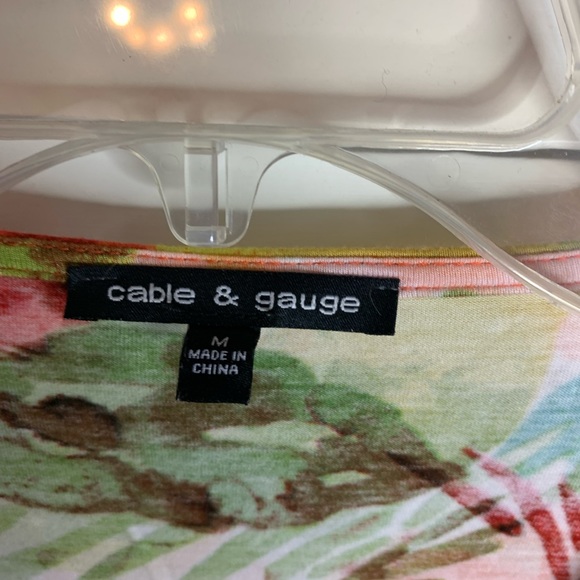 Women’s Multi Color Cable and Gauge MediumTop - Picture 2 of 2